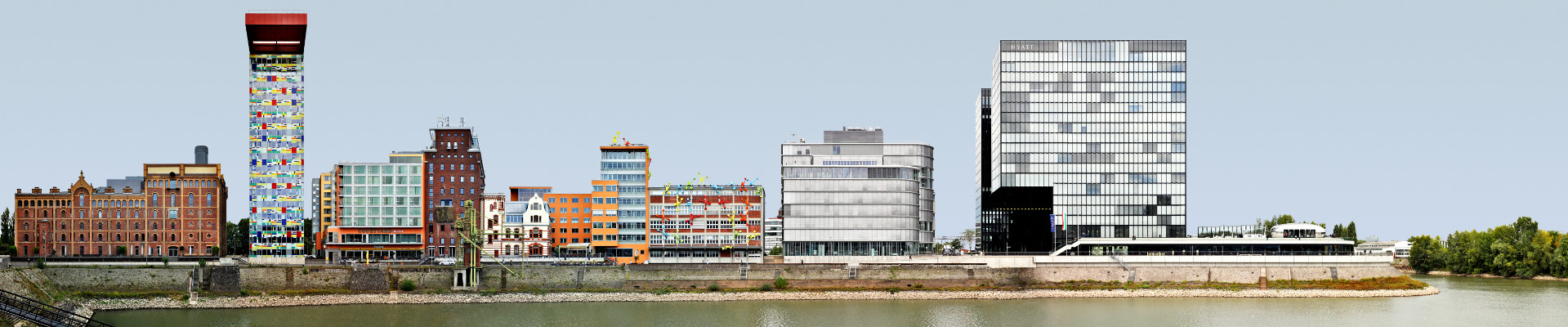 Medienhafen in Düsseldorf, Germany