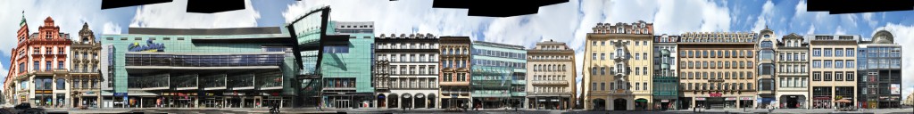 Leipzig street panorama